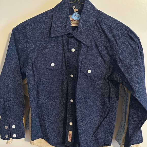 Youth Boys Pearl Snaps (All 4 are Rafter C brand purchased from Cavenders) - Picture 3 of 4